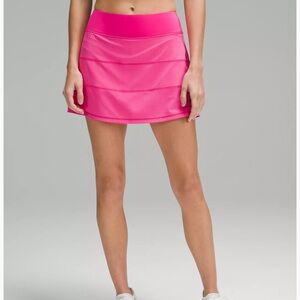 Pink pace rival skirt athletic